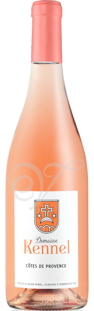 bouteille de vin rosé kennel