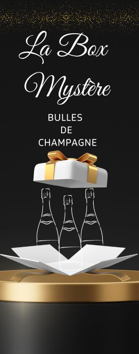 box mystère contenant trois bouteilles de champagne