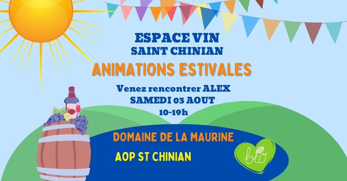 ANIMATIONS ESTIVALES: Domaine de la MAURINE