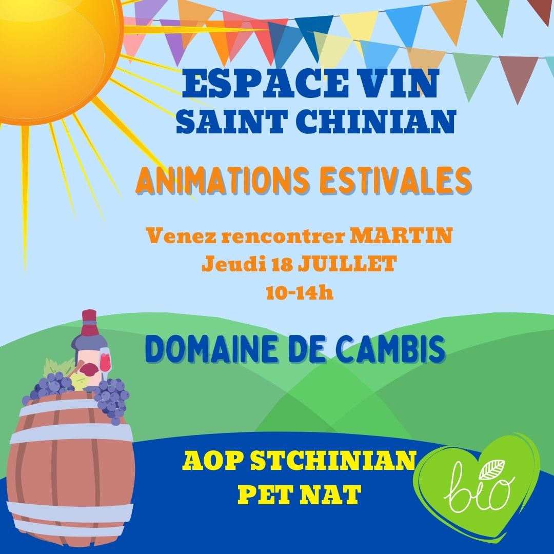 ANIMATIONS ESTIVALES-DOMAINE DE CAMBIS